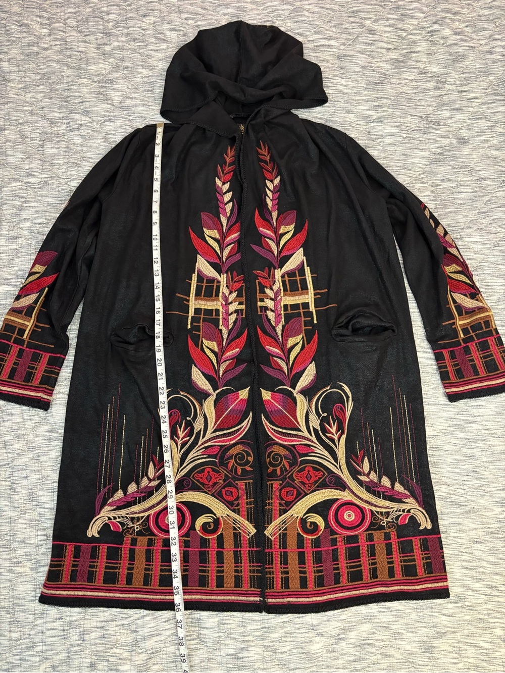 NWT Johnny Was Biya Metallic Duster Sz Large | Johnny Was Women Top - - Picture 7 of 10